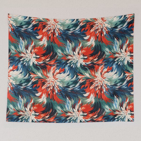Item preview, Kinetic Blooms: Fluid Dynamic Floral Graphic designed and sold by vadimcarazan.