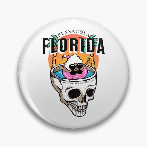 Item preview, Pensacola Florida Skull designed and sold by Lost-Shell.