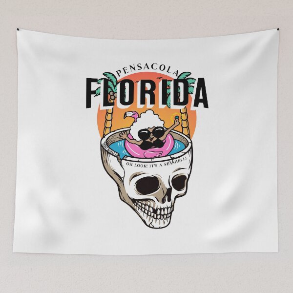 Item preview, Pensacola Florida Skull designed and sold by Lost-Shell.