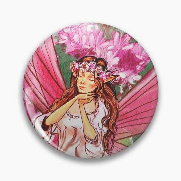 Item preview, Sweet Marjoram Fairy - watercolour illustration designed and sold by pixiegutsGB.
