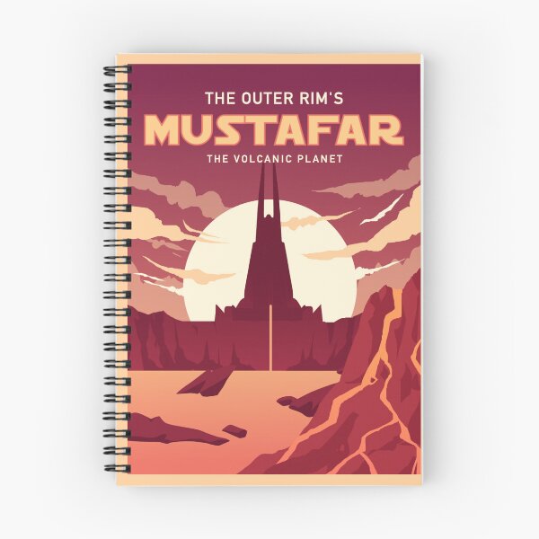 Item preview, The Volcanic Planet Mustafar designed and sold by GhostlyWisps.