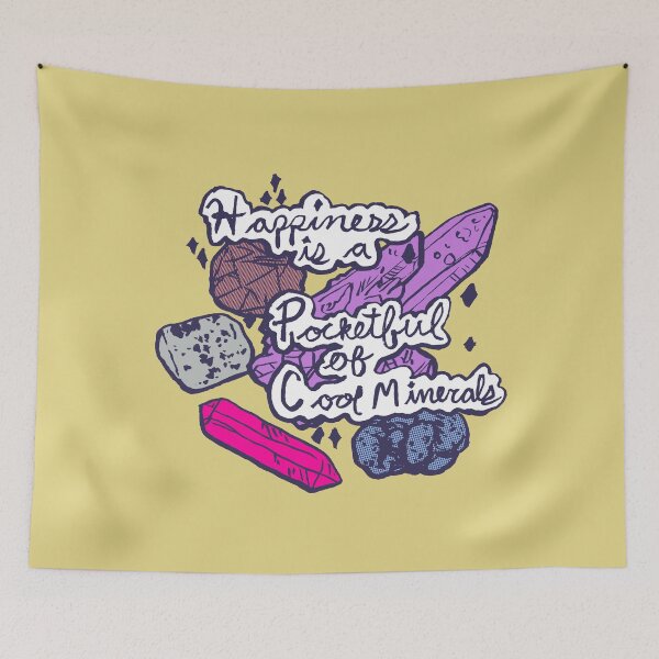 Item preview, Happiness is a Pocketful of Cool Minerals designed and sold by HiddenStash.