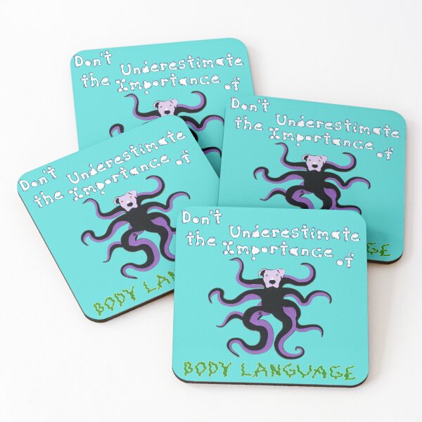 Item preview, the importance of body language (dogtopus) designed and sold by zan doodles.