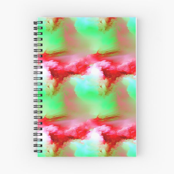 Item preview, Ephemeral Skies: Expressionist Clouds in Pink and Green designed and sold by vadimcarazan.