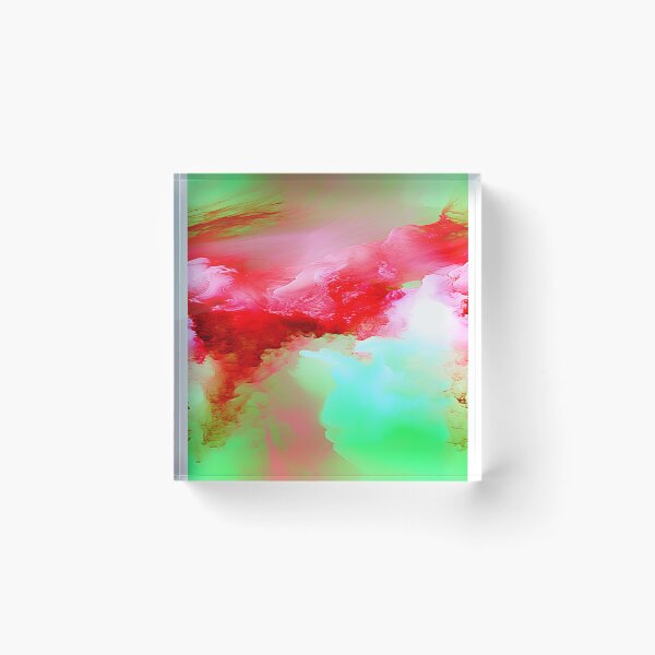 Item preview, Ephemeral Skies: Expressionist Clouds in Pink and Green designed and sold by vadimcarazan.