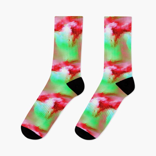 Item preview, Ephemeral Skies: Expressionist Clouds in Pink and Green designed and sold by vadimcarazan.