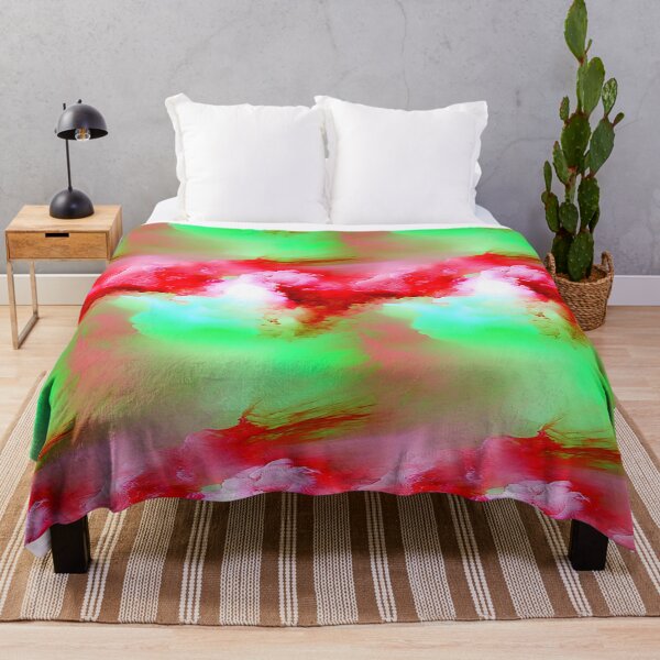 Item preview, Ephemeral Skies: Expressionist Clouds in Pink and Green designed and sold by vadimcarazan.
