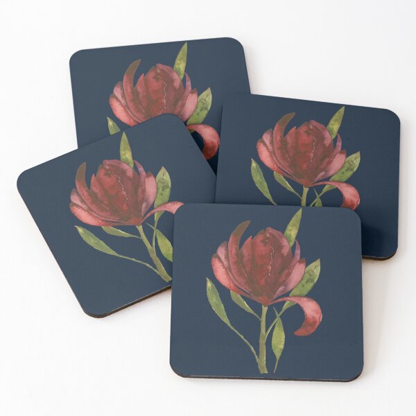 Item preview, Watercolor pink flowers designed and sold by MarieEclair.