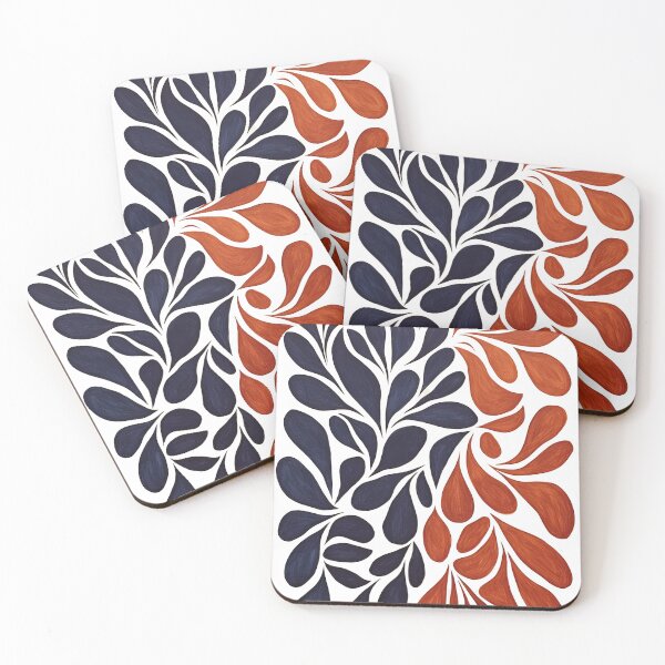 Item preview, Leaf Teardrop: Island Natural Fauna Pattern designed and sold by Lovegrass Prints.