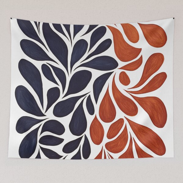 Item preview, Leaf Teardrop: Island Natural Fauna Pattern designed and sold by Lovegrass Prints.