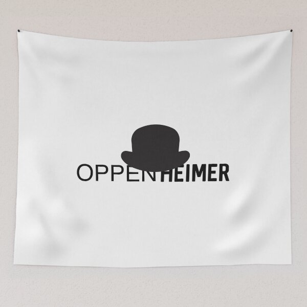 Item preview, Oppenheimer Illustration minimalist design designed and sold by MubaraksArt.