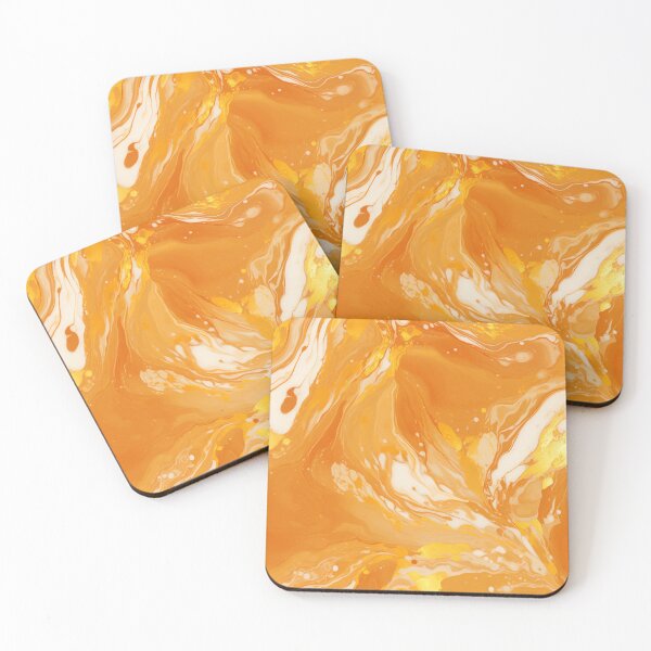 Item preview, Orange Marble Style Seamless Pattern designed and sold by AerinDigital.