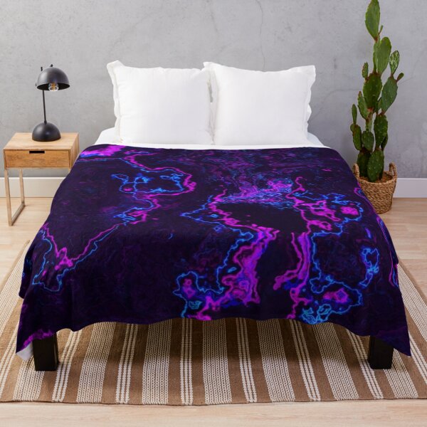 Item preview, Fluorescent Purple Psychedelia Trippy Liquid Art | StokedUpArt designed and sold by StokedUpArt.