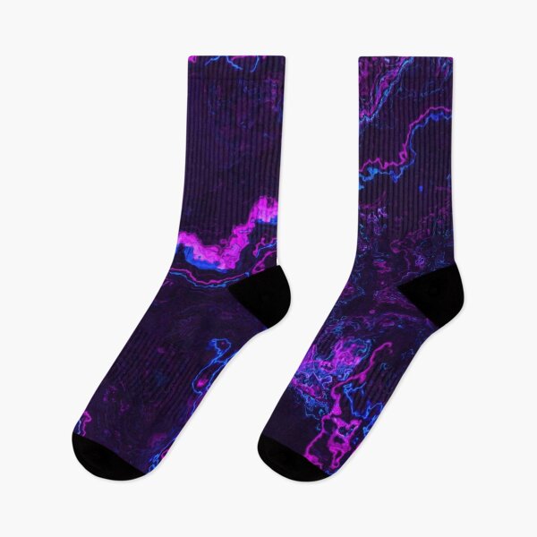 Item preview, Fluorescent Purple Psychedelia Trippy Liquid Art | StokedUpArt designed and sold by StokedUpArt.