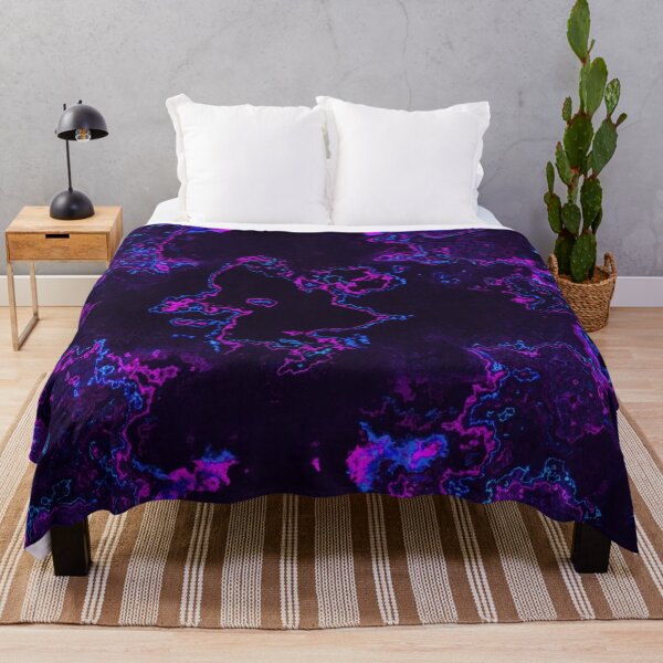 Item preview, Fluorescent Purple Psychedelia Trippy Liquid Art | StokedUpArt designed and sold by StokedUpArt.