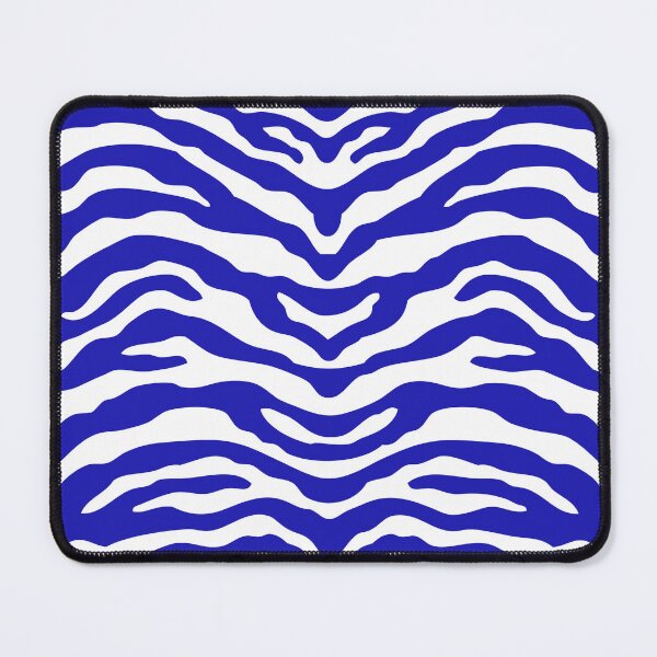 Item preview, Zebra Animal Print Ultramarine Blue designed and sold by tonymagnerart.