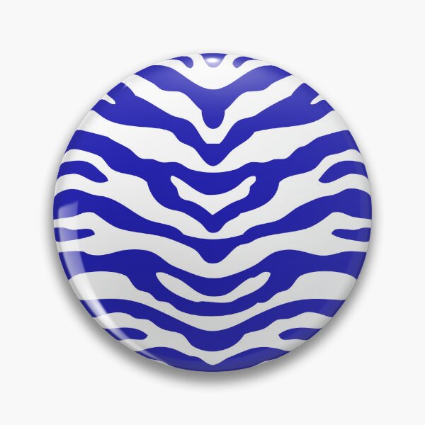 Item preview, Zebra Animal Print Ultramarine Blue designed and sold by tonymagnerart.