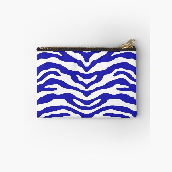 Item preview, Zebra Animal Print Ultramarine Blue designed and sold by tonymagnerart.