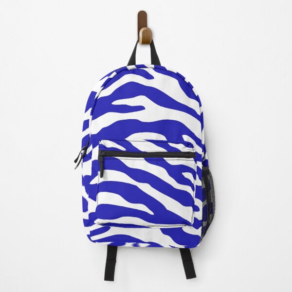 Item preview, Zebra Animal Print Ultramarine Blue designed and sold by tonymagnerart.