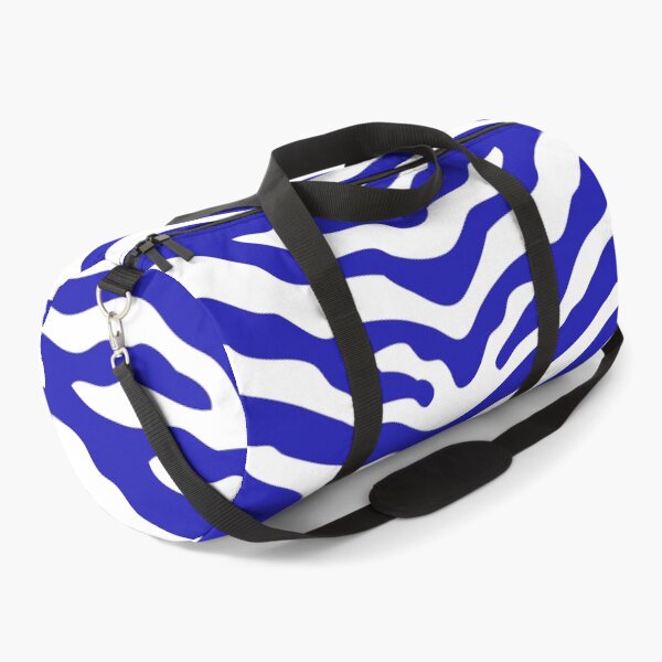 Artikelvorschau, Zebra-Animal-Print Ultramarinblau entworfen und verkauft von tonymagnerart.