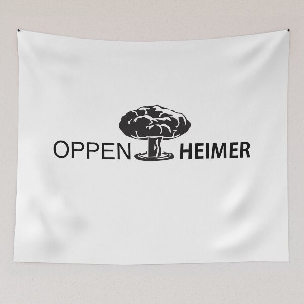 Item preview, Oppenheimer Illustration minimalist design designed and sold by MubaraksArt.