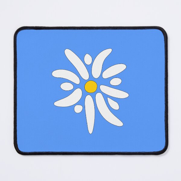 Item preview, Edelweiss on blue designed and sold by SevenStitch.