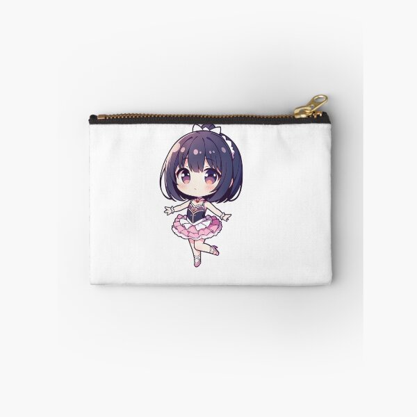 Item preview, Charming Chibi Ballerina Sticker: Graceful Dance Delight designed and sold by Wave-Level.