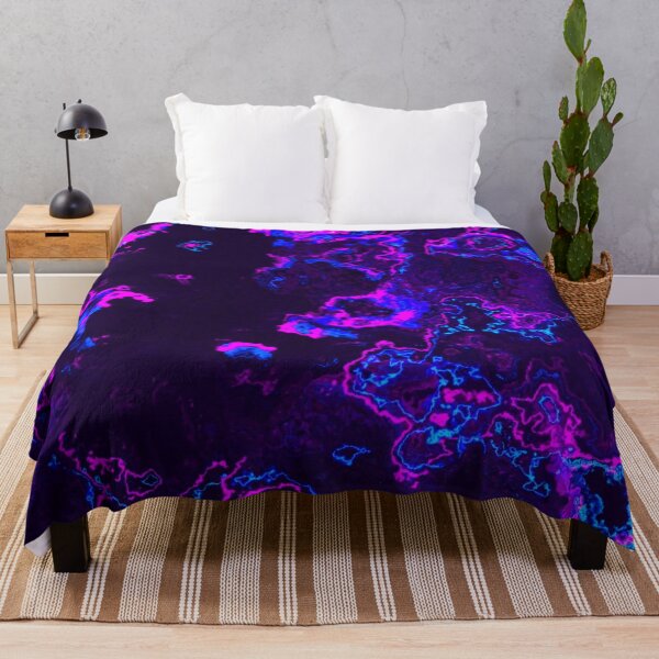 Item preview, Fluorescent Purple Trippy Liquid Art | StokedUpArt designed and sold by StokedUpArt.