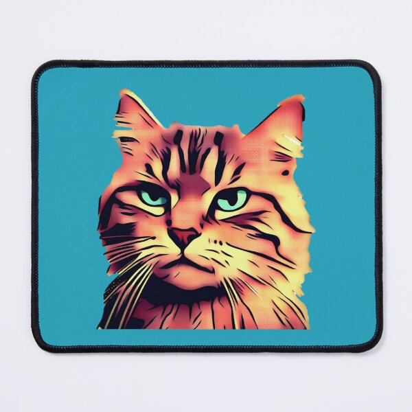 Item preview, cute cat in comic style designed and sold by Tandilia Store.