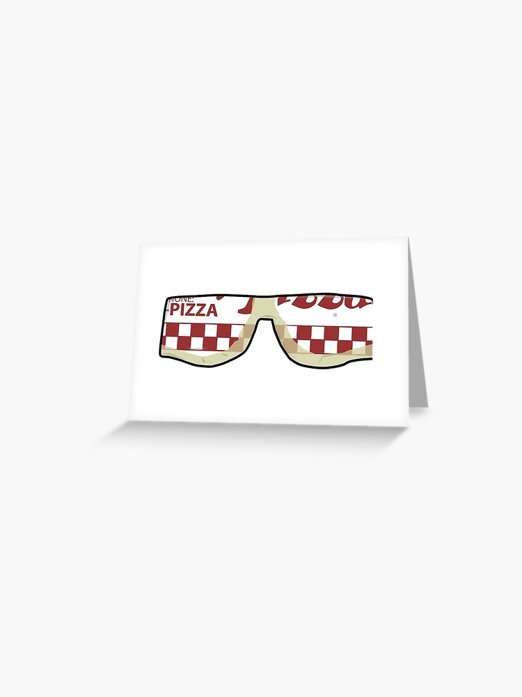 Stranger Things Eleven Wearing Pizza Box Glasses Mask for Sale by shane22