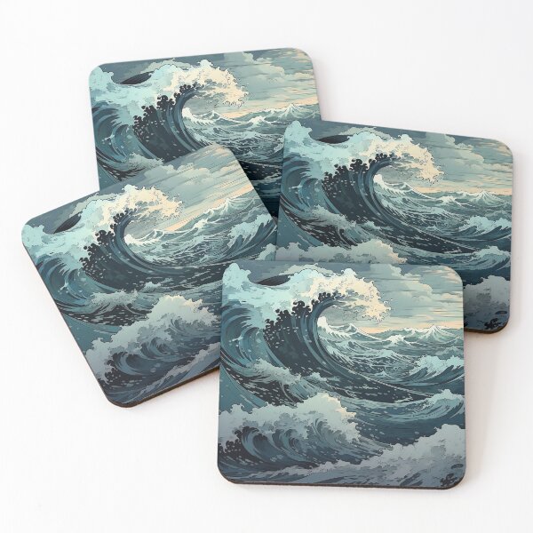 Item preview, Anime Styled Stormy Sea designed and sold by Vainura.