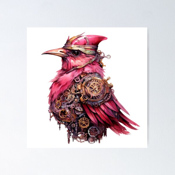 Item preview, Steampunk Bird made of Clockwork Gears designed and sold by SchorlCraft.