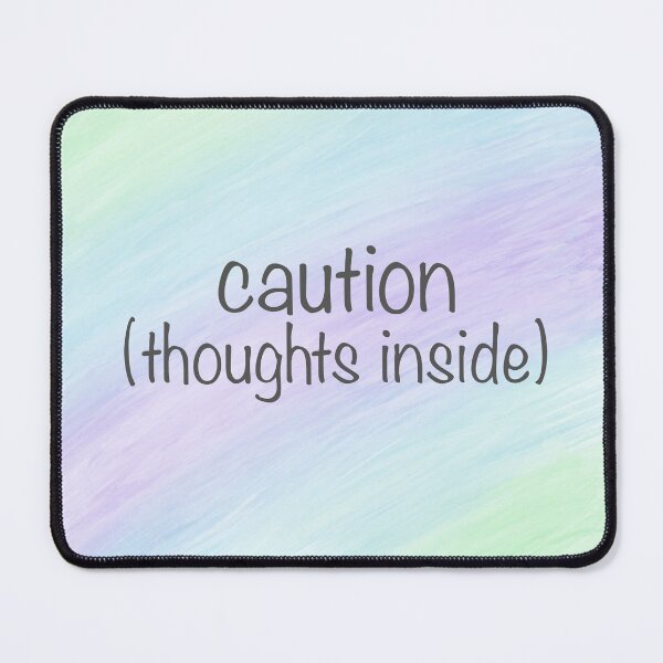 Item preview, thoughts inside designed and sold by imsafehere.