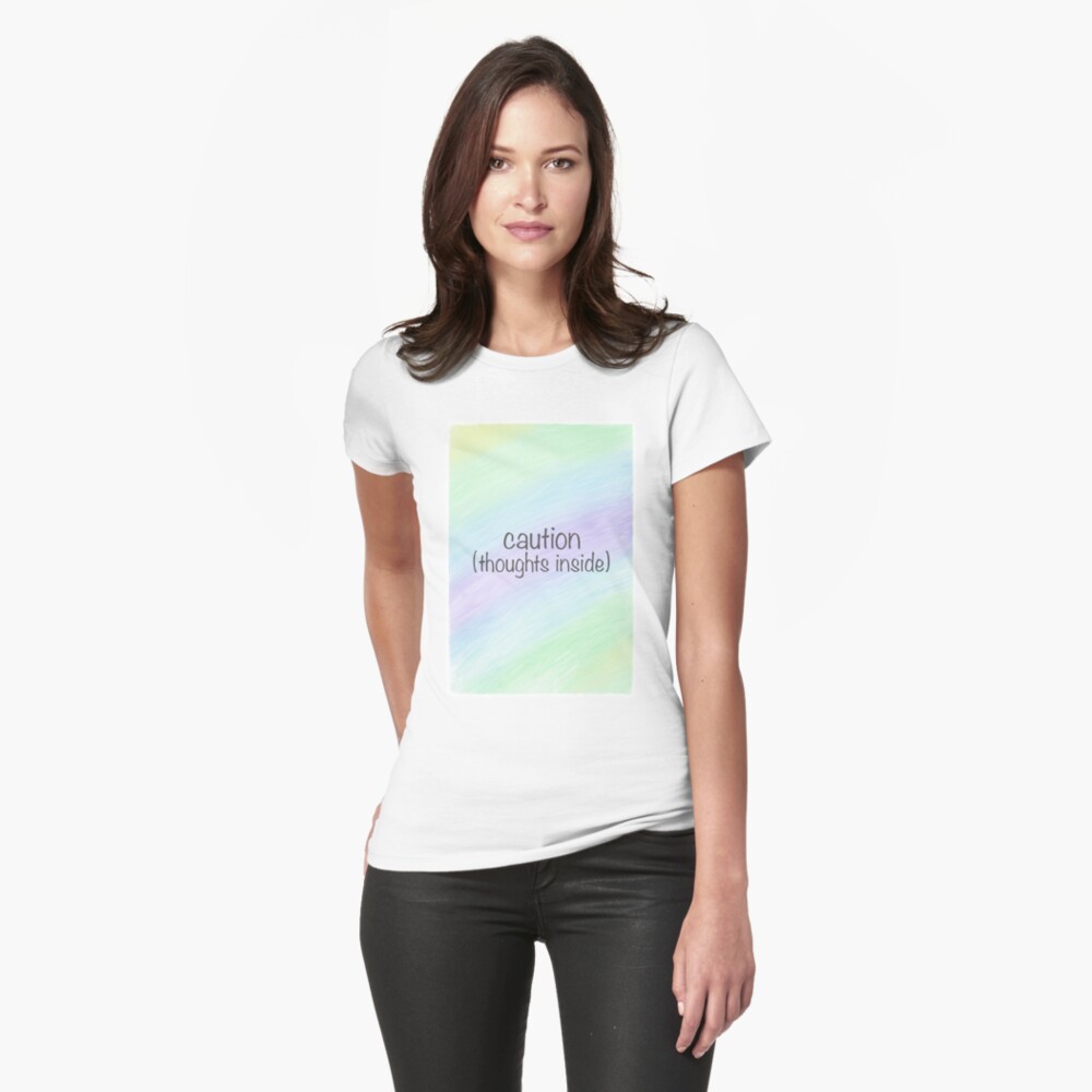 Item preview, Fitted T-Shirt designed and sold by imsafehere.