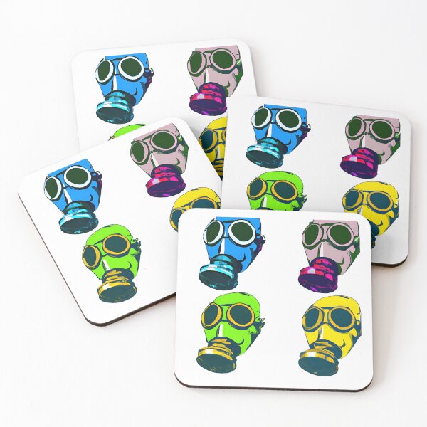 Item preview, Pop Art Gas Mask  background designed and sold by simaso.