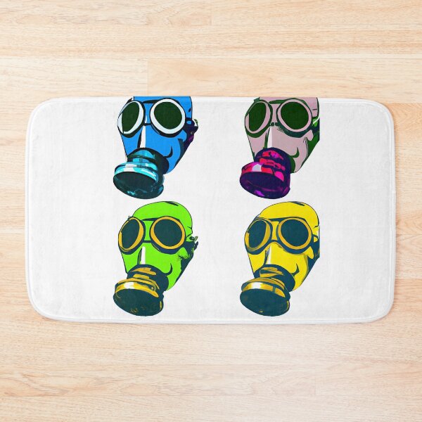 Item preview, Pop Art Gas Mask  background designed and sold by simaso.