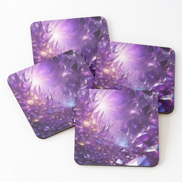 Item preview, Purple Amethyst Crystal Shards designed and sold by Tau Tia L Douglass.