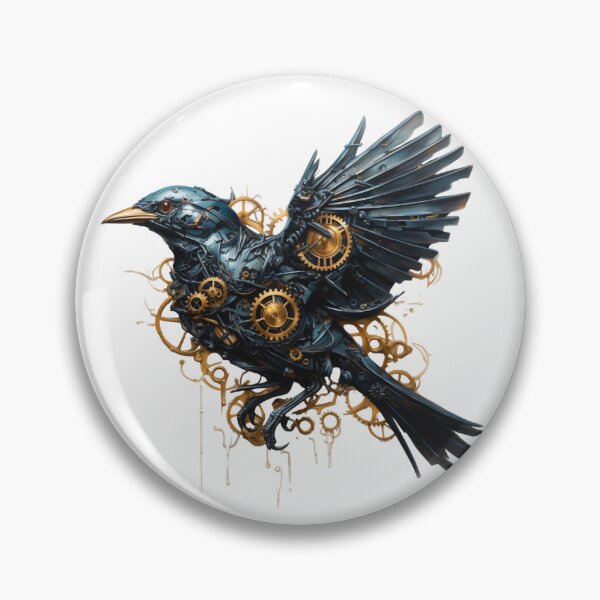 Item preview, Steampunk Bird made of Clockwork Gears designed and sold by SchorlCraft.