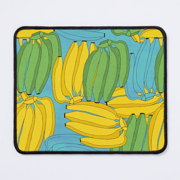 Item preview, Bananas pattern - yellow, green, blue designed and sold by MitaDreamDesign.