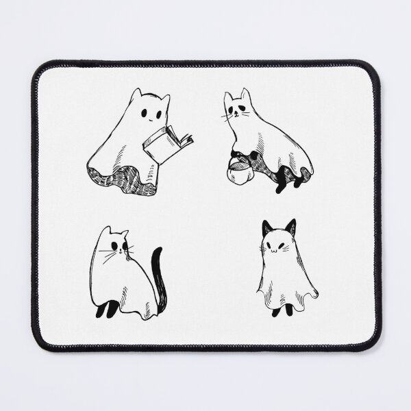 Item preview, Ghostly Purrfect Quartet - 4 cat ghosts bundle designed and sold by EmeraldeaArt.