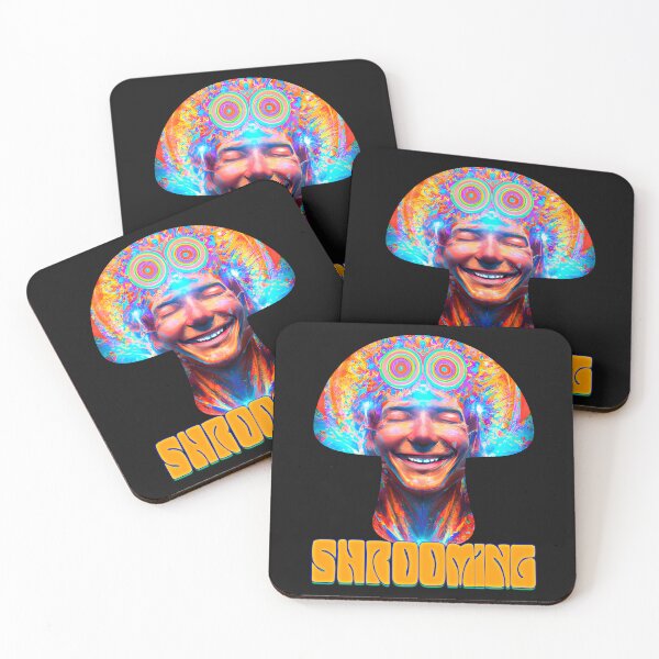 Item preview, Shrooming- Captioned (1) - Trippy Psychedelic Art designed and sold by TheThirdEye.