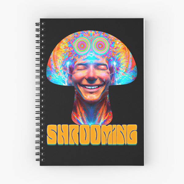 Item preview, Shrooming- Captioned (1) - Trippy Psychedelic Art designed and sold by TheThirdEye.