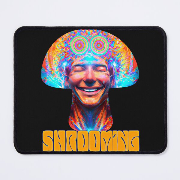 Item preview, Shrooming- Captioned (1) - Trippy Psychedelic Art designed and sold by TheThirdEye.