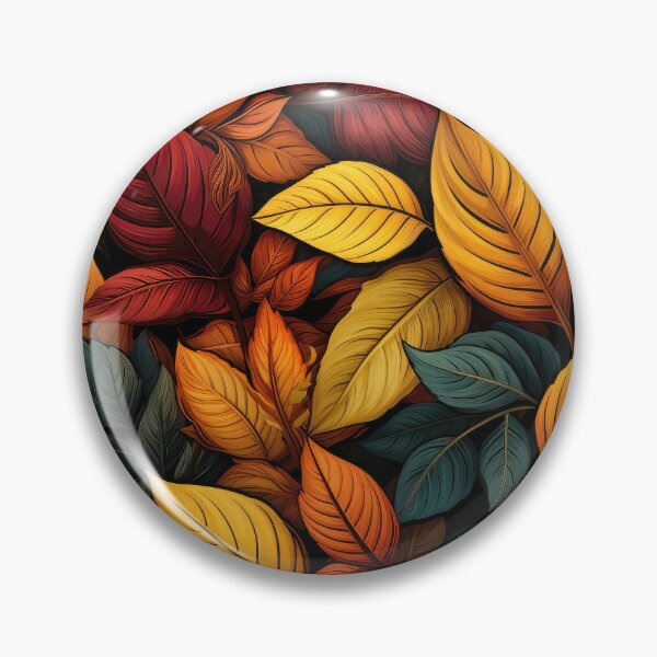 Item preview, Pattern with colorful leaves designed and sold by libanmax.
