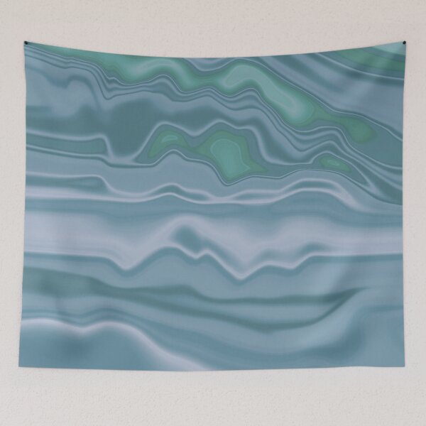 Item preview, Pale Blue Liquid Marble Slab Swirly Blue Abstract Swirl Effect 2 of 4 designed and sold by Beachy.