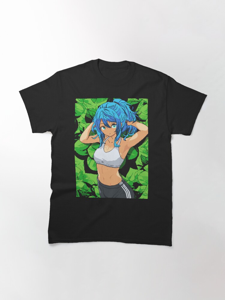 Thumbnail 3 of 7, Classic T-Shirt, Anime fit girl pixel art designed and sold by djspacegr.