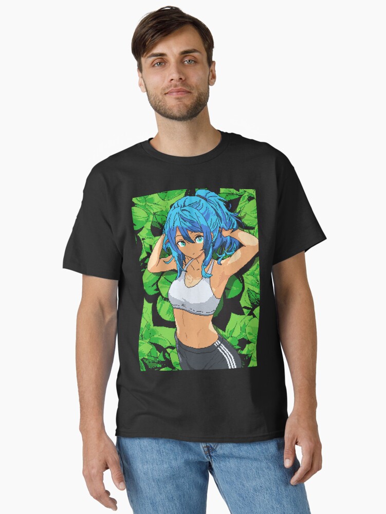 Thumbnail 2 of 7, Classic T-Shirt, Anime fit girl pixel art designed and sold by djspacegr.