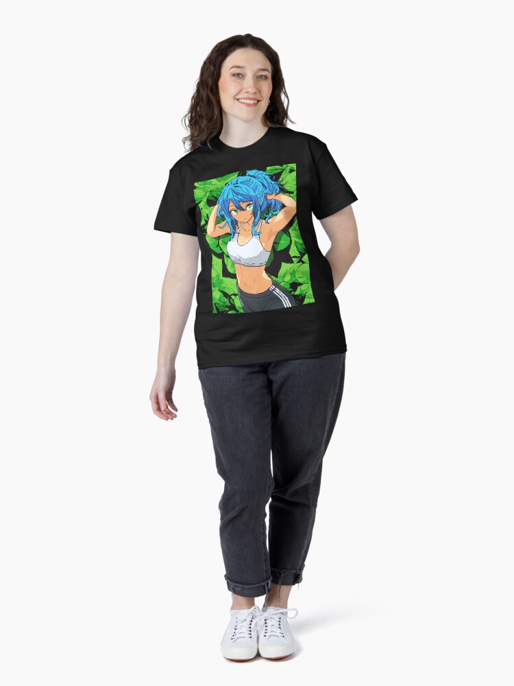 Thumbnail 4 of 7, Classic T-Shirt, Anime fit girl pixel art designed and sold by djspacegr.