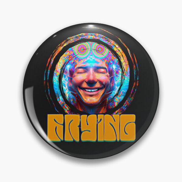 Item preview, Frying - Captioned (3) - Trippy Psychedelic Art designed and sold by TheThirdEye.