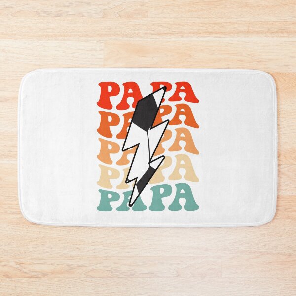 Item preview, Soccer Papa Dad Retro Groovy Lightning Bolt Father’s Day designed and sold by Christina-grich.